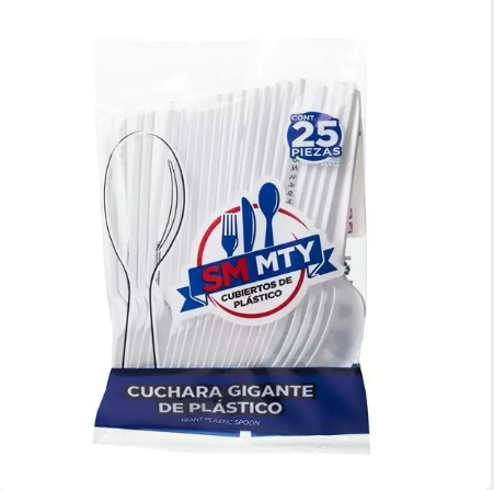 cuchara sopera grande c/25 piezas