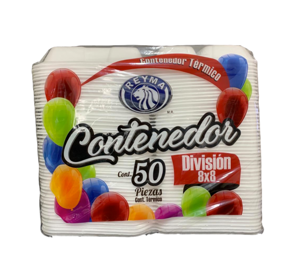 contenedor con division reyma 8x8 c/50 contenedor con division reyma 8x8 c/50