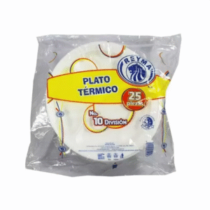 plato #10 c/division convermex c/20 pz plato #10 c/division convermex c/20 pz