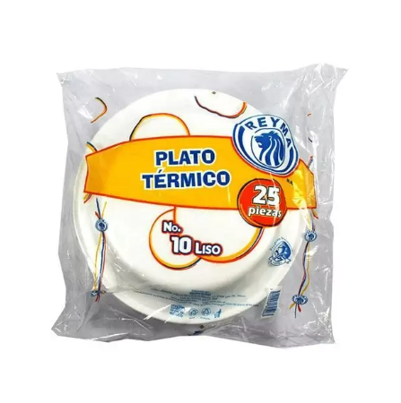 plato #10 c/division convermex c/20 pz