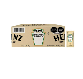 aderezo de mayonesa heinz 200 pzas de 8 g c/u