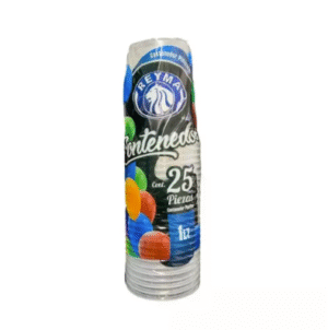 vaso transparente rigido reyma 1 litro c/25 pzas vaso transparente rigido reyma 1 litro c/25 pzas