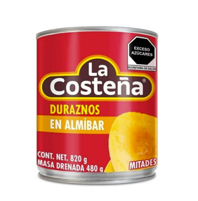 durazno en mitades la costeÑa 820g