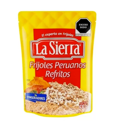 frijoles pouch la sierra 430 gr peruano