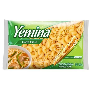 pasta yemina 200 gr codo #2